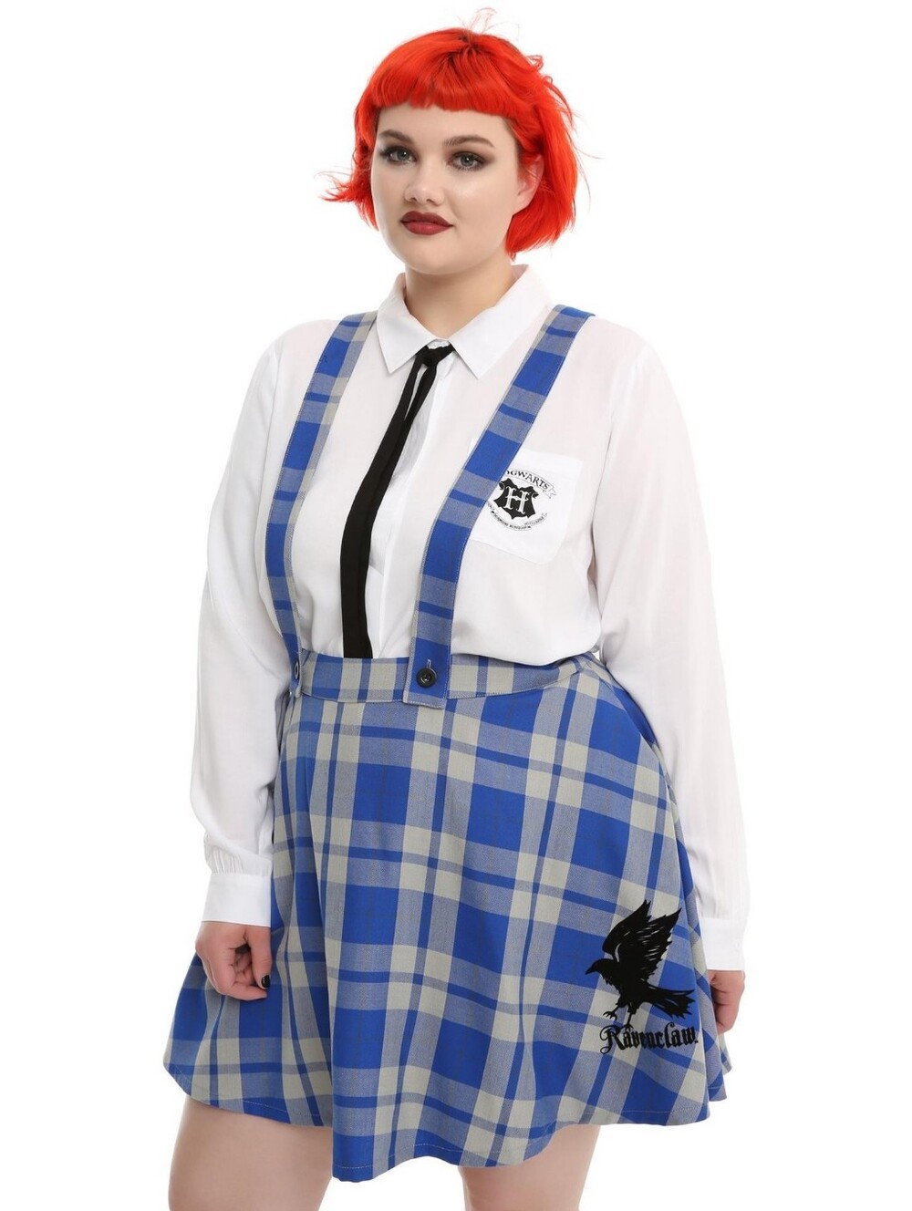18 • Ravenclaw Skirt with suspender style straps EUC